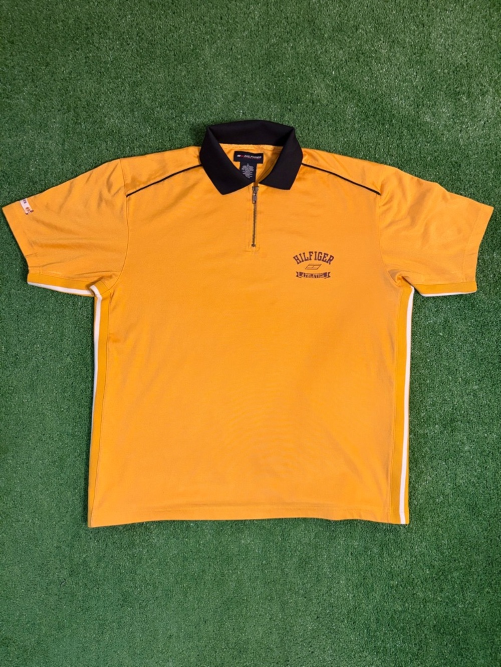 Vintage Tommy Hilfiger Athletics Yellow Polo